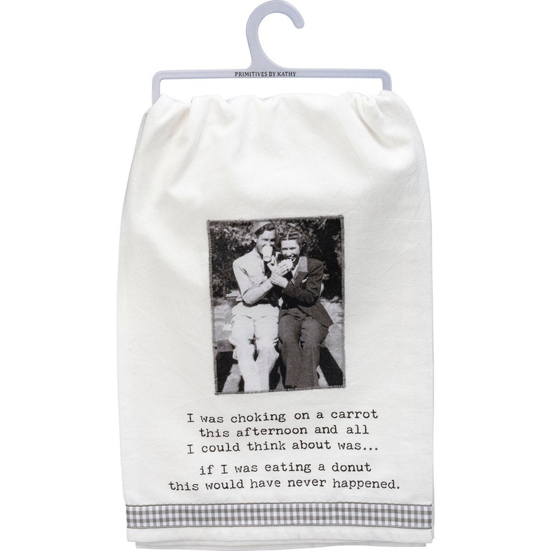 Kitchen Towel – I Was Choking On A Carrot