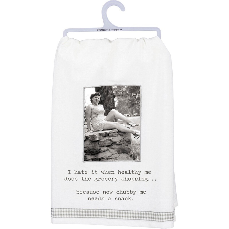 Kitchen Towel – Now Chubby Me Needs A Snack