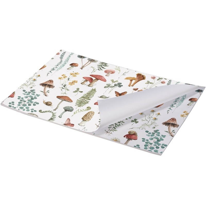 Mushroom Study Placemat Pad