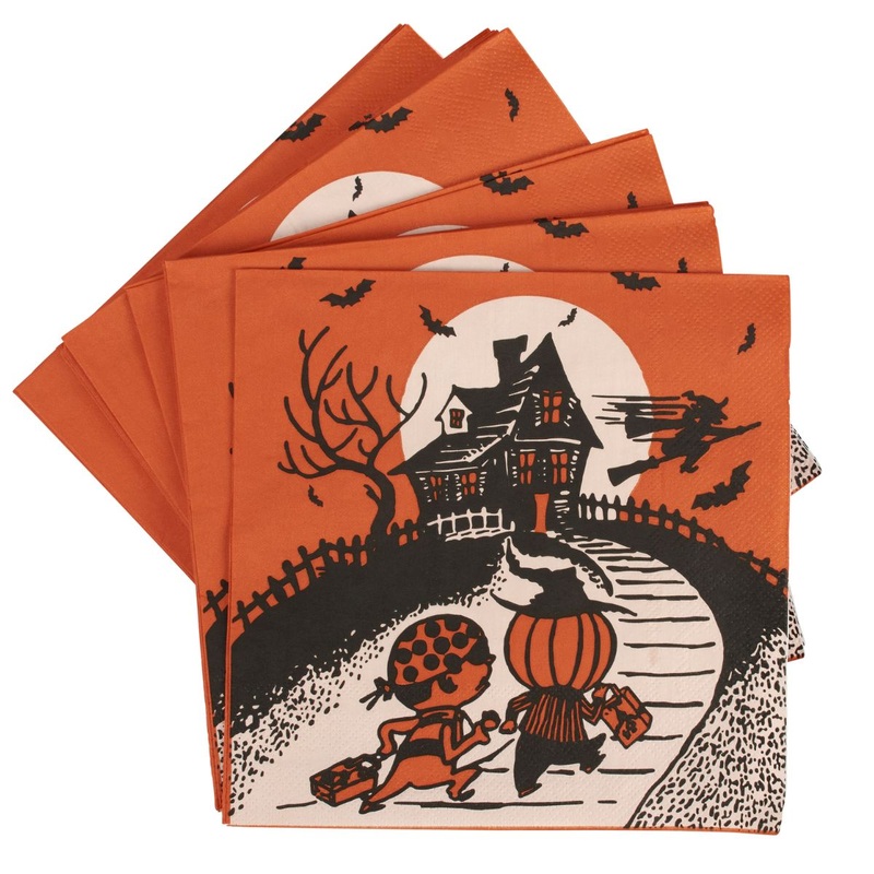 Vintage Halloween Dinner Napkin