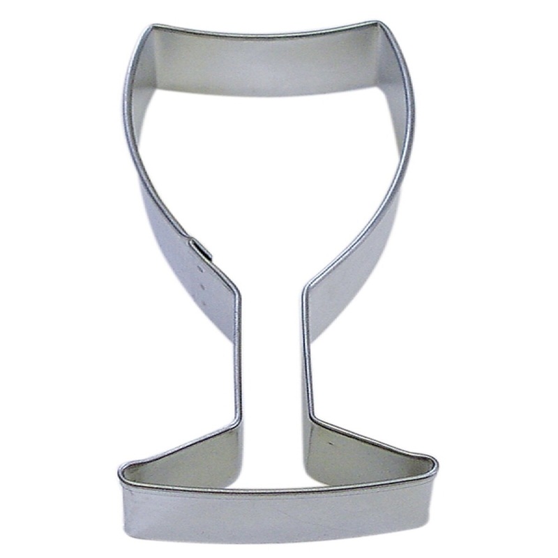 4 Wine Glass Cookie Cutter