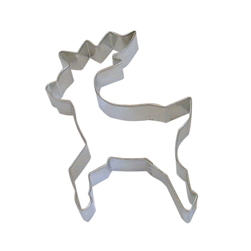 5 Prancing Reindeer Cookie Cutter