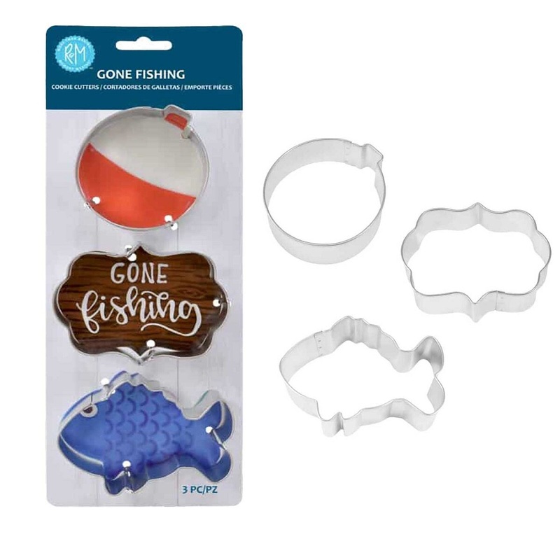 3-Pc Gone Fishing Cookie Cutter Set