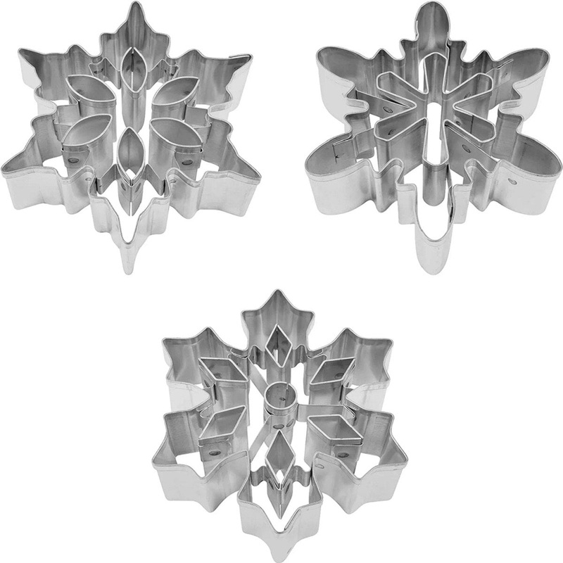 3-pc Snowflake Cookie Cutter