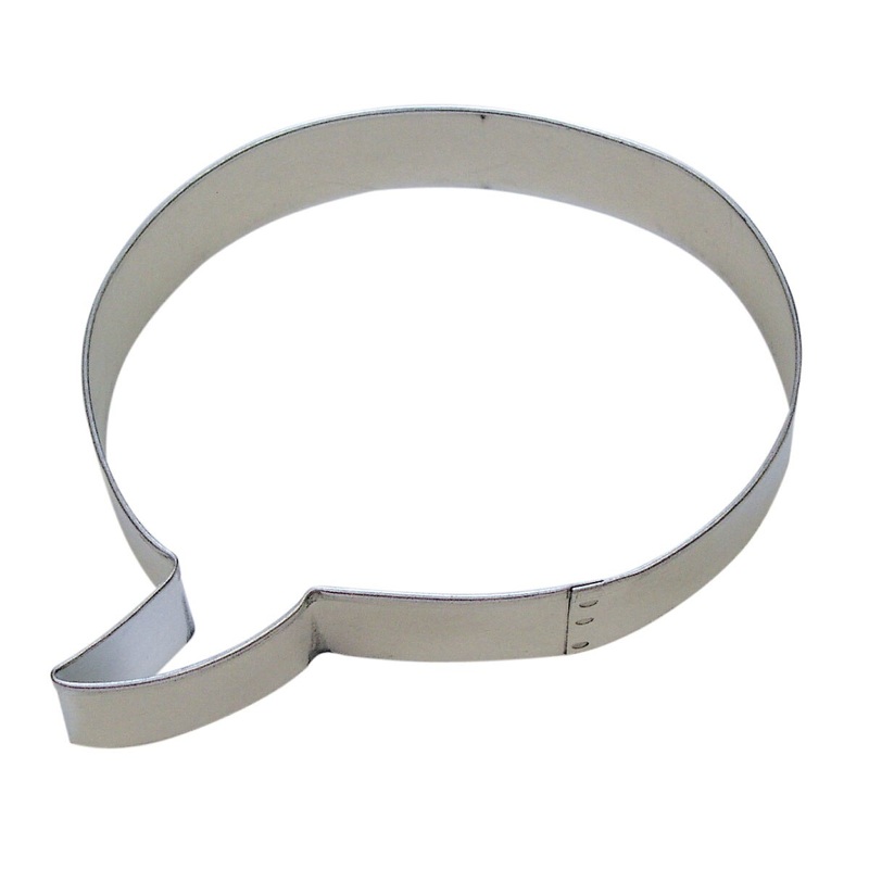 Conversation Bubble Cookie Cutter 4.25