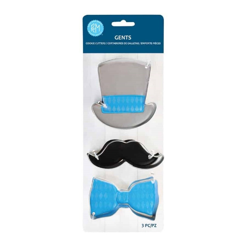 Gents Cookie Cutter -Set of 3