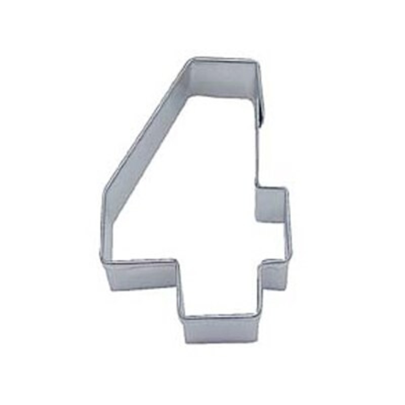 Number 4 Cookie Cutter