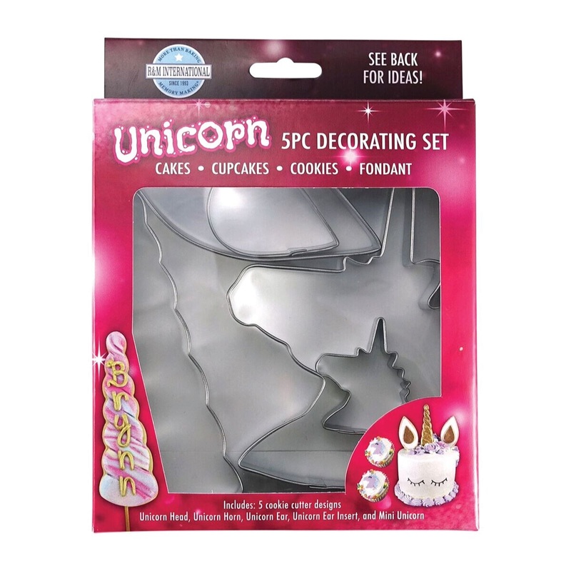 Unicorn Cookie Cutter Set
