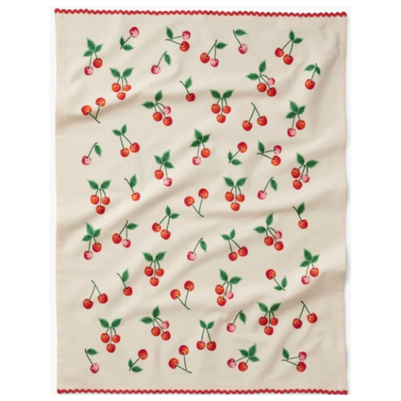 Cherries Tea Towel