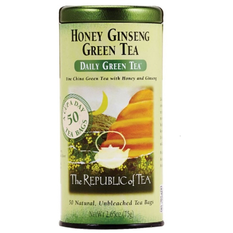 Honey Ginseng Green Tea Bags