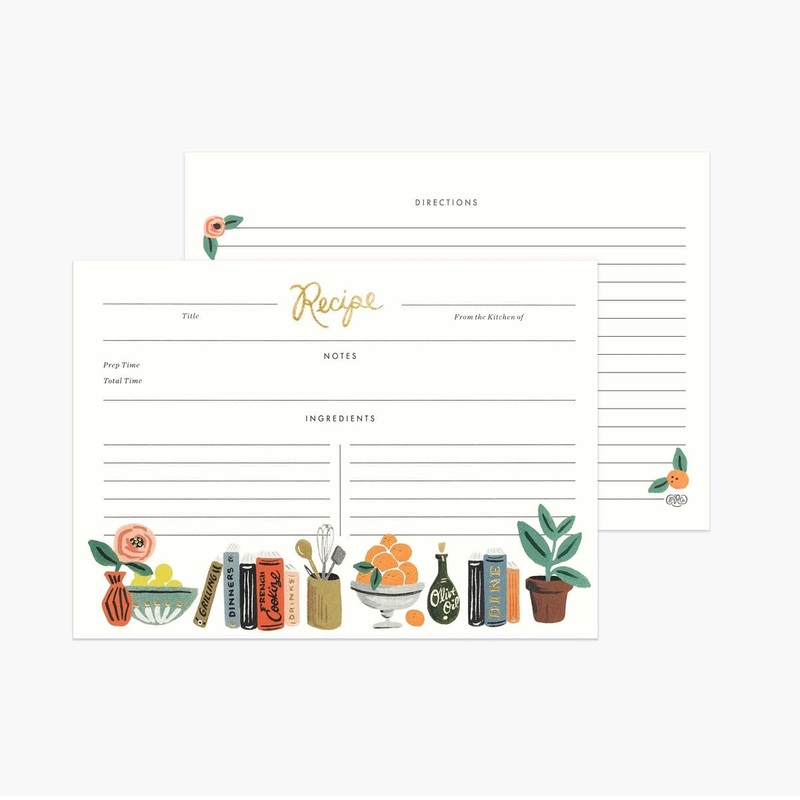 Kitchen Shelf Recipe Cards – 12 Pack
