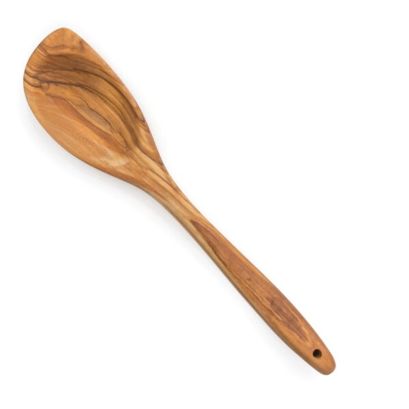 Olive Wood Curved Spoon
