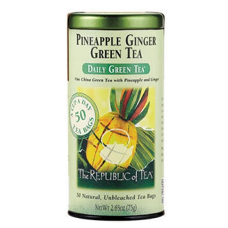 Pineapple Ginger Green Tea Bags