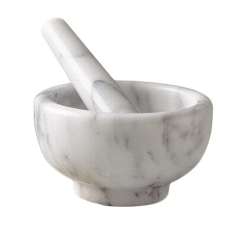 White Mortar & Pestal
