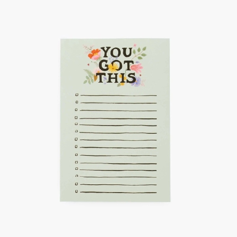 You Got This Checklist Notepad