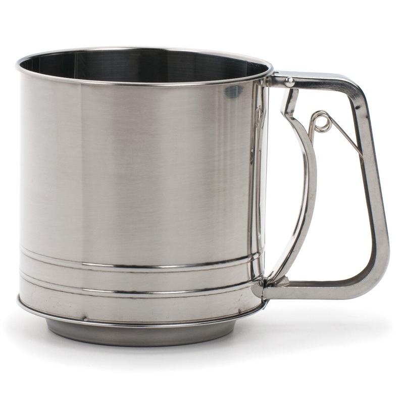 5-Cup Hand Press Flour Sifter