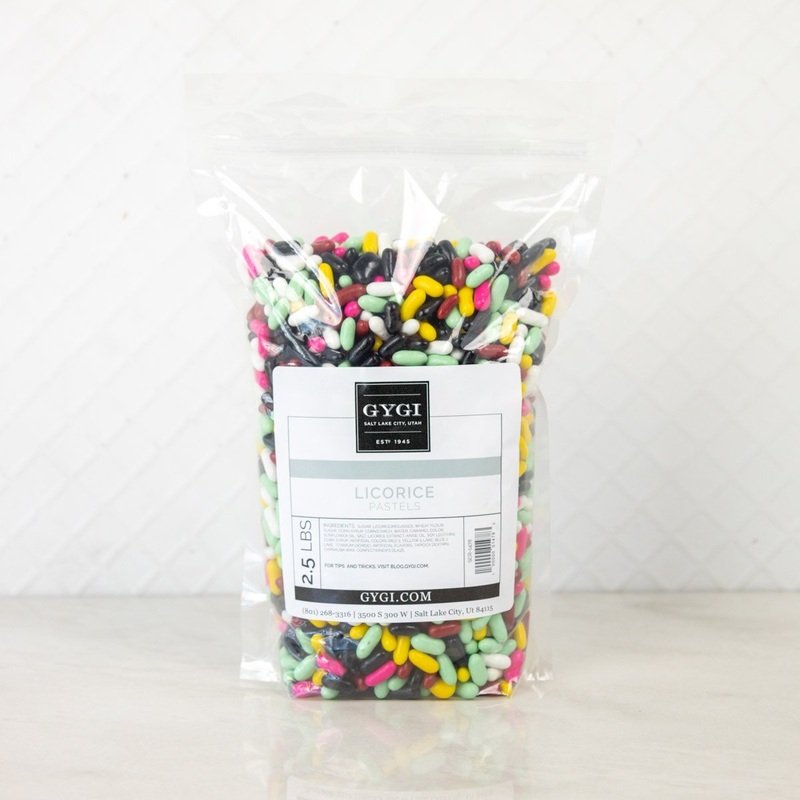 Licorice Pastels – 2.5 Lb Bag