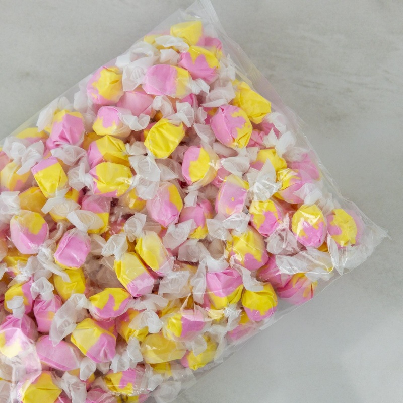 Strawberry Banana Taffy – 3 Lb. Bag