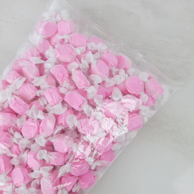 Strawberry Taffy – 3 Lb. Bag