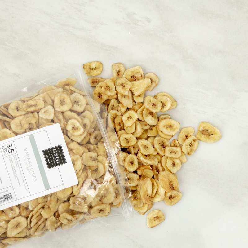 Sweetened Banana Chips – 3.5 Lb Bag