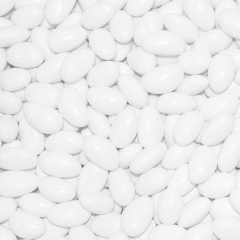 White Jordan Almonds – 10 lb. Case