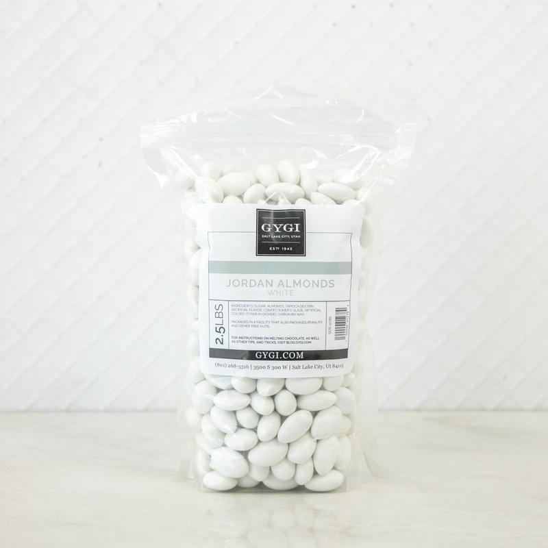 White Jordan Almonds – 2.5 Lb Bag