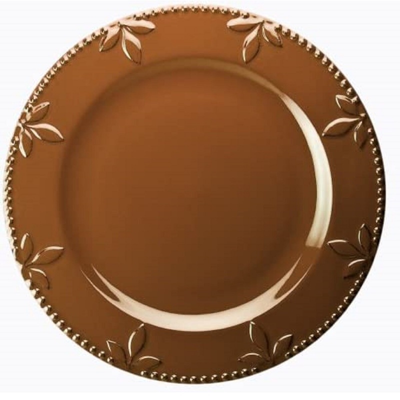 11 Chocolate Brown Dinner Plate