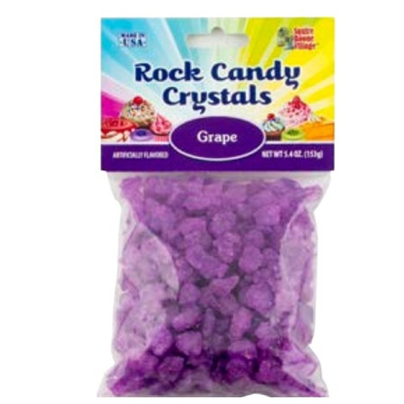 5.4 Oz Purple/Grape Rock Candy Crystals