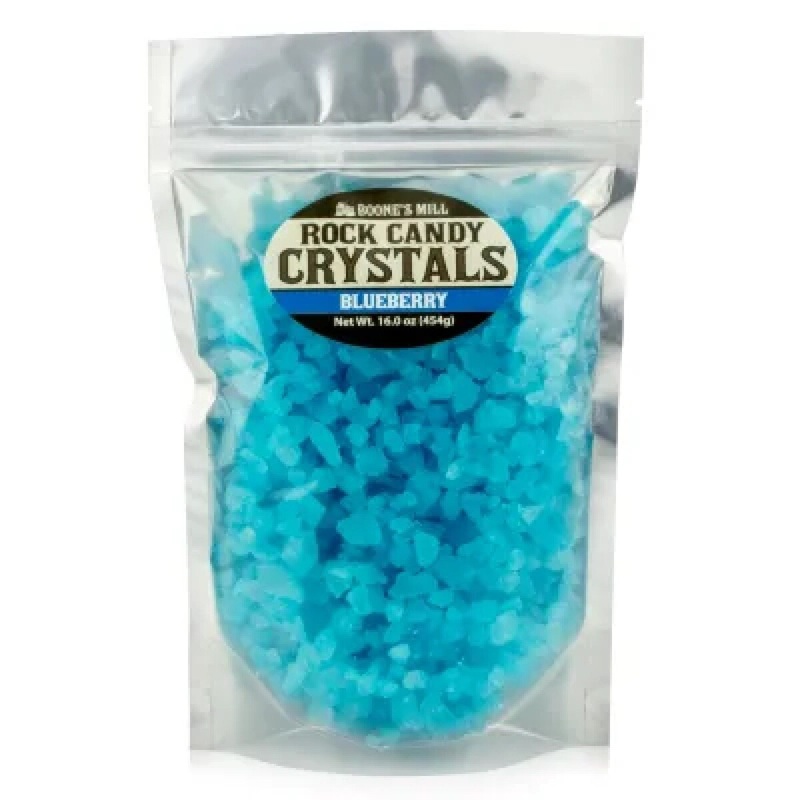 5.4oz bag Rock Candy Crystals Aqua/Blueberry