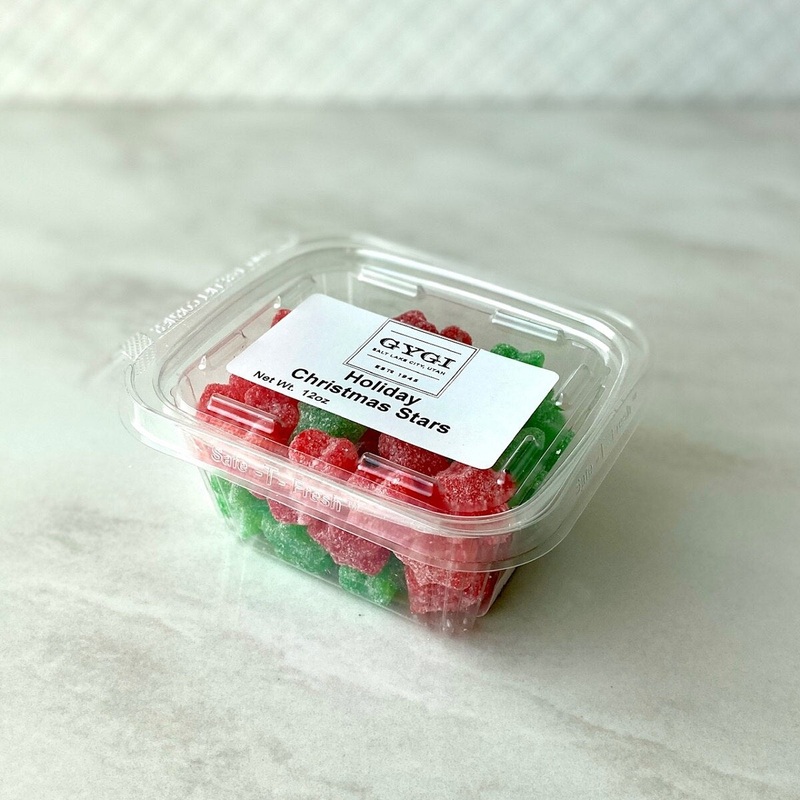 Christmas Jelly Stars – 12 Oz Container