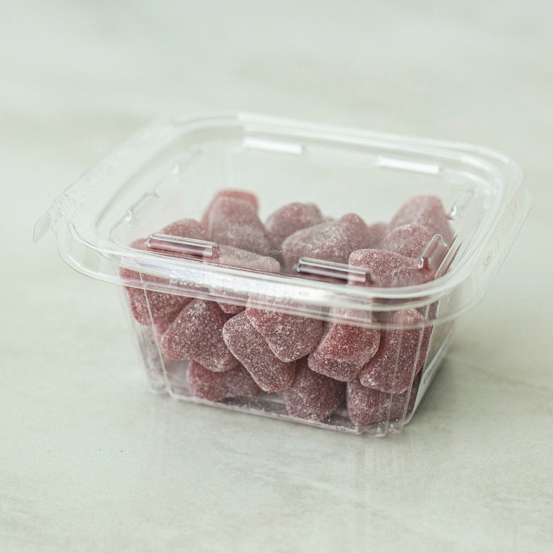 Cinnamon Jelly Hearts – 12 Oz Container