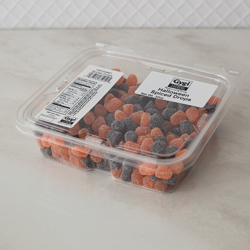 Orange & Black Spice Drops – 32 Oz Container