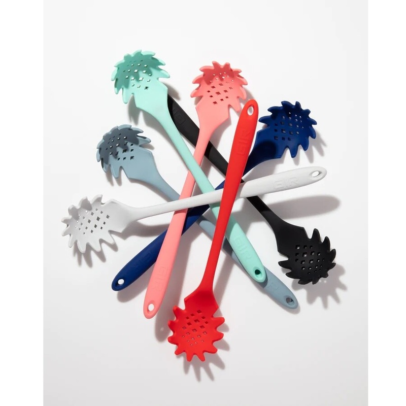 Silicone Spaghetti Spoon|Coral|Red|Black|Studio
