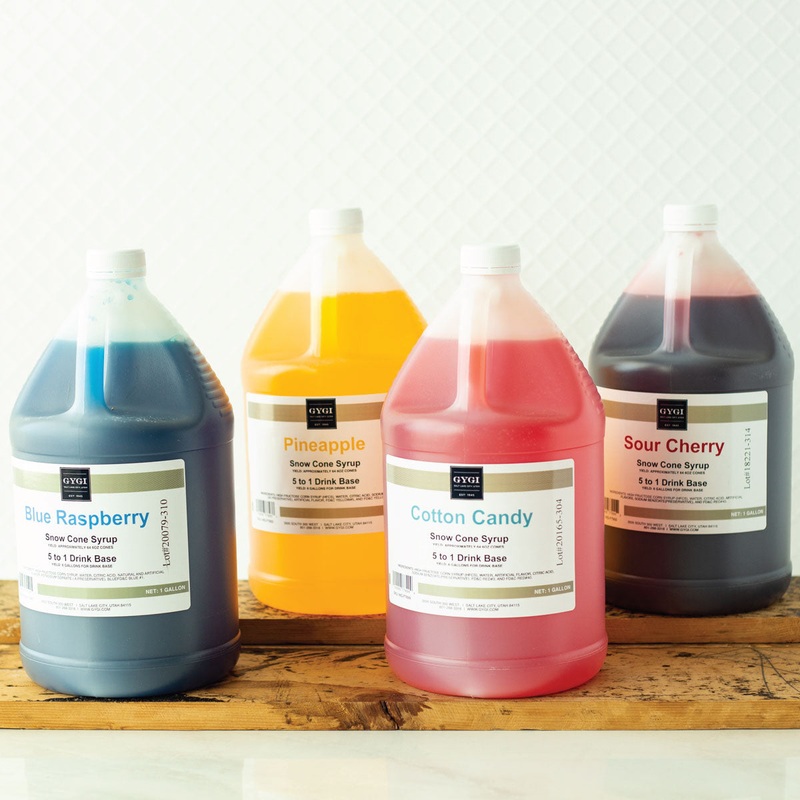 Snow Cone Syrup / Drink Base Flavors
