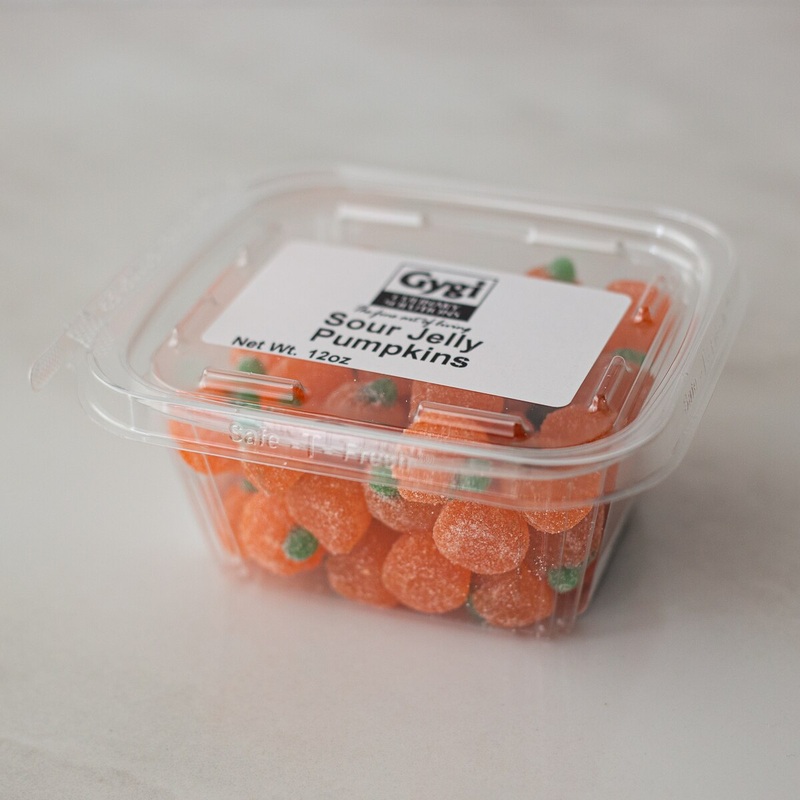 Sour Jelly Pumpkins – 12 Oz Container