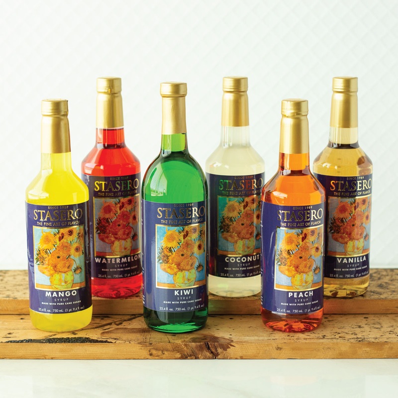 Stasero Flavored Syrups|Almond|Amaretto|Apple|B52|Banana|Blackberry|Blue Curacao|Butterscotch|Cafe Mexico|Caramel|Cherry|Chocolate|Chocolate Caramel|Chocolate Peanut Butter|Chocolate Raspberry|Chocolate Mint|Cinnamon|Coconut|Coffee|Creme De Cacao|Creme De