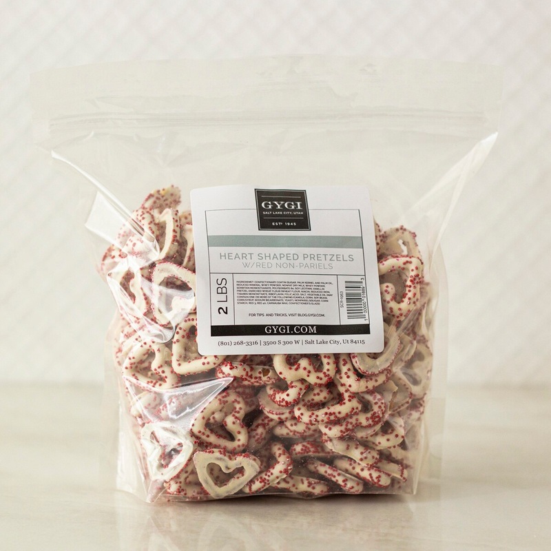 Valentine Heart Pretzels – 2 Lb. Bag
