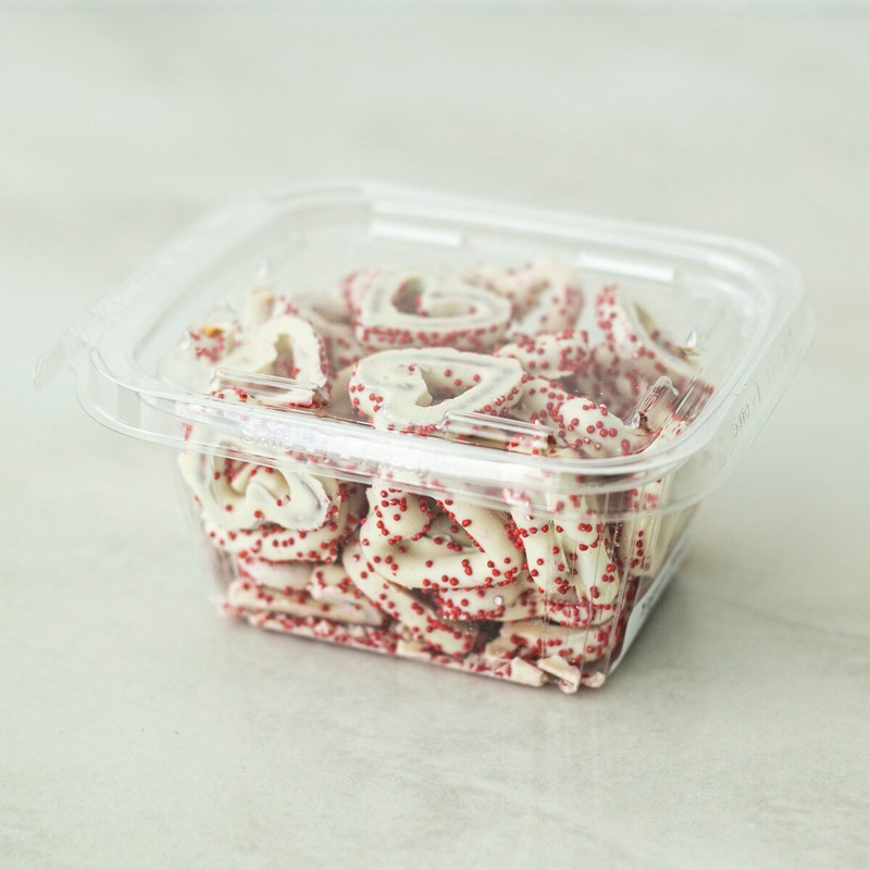 Valentine Heart Pretzels – 5.8 Oz Container