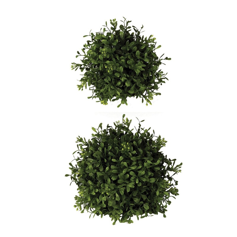 2-Pc Assortment Boxwood Orb