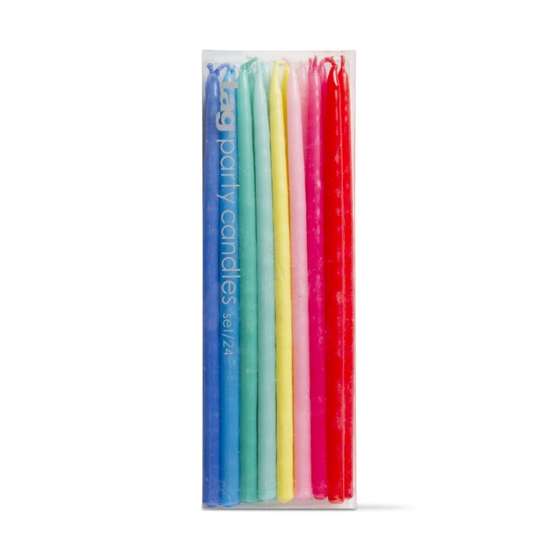 24pc Assorted Mini Taper Candle Set