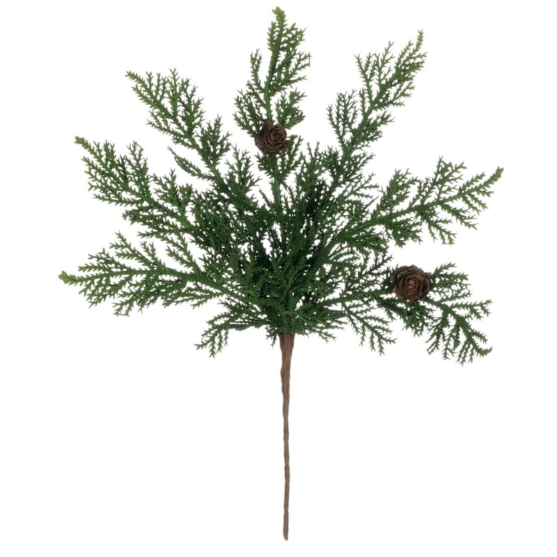 8×5.5×10 Cypress and Pine Cone Pick