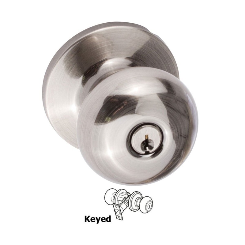Durango Keyed Entry Knob-Antique Nickel