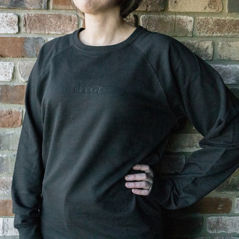 Embroidered Black Sweatshirt|XXL|XXXL|L|M|S|XL