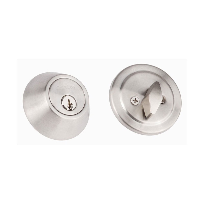 Single Cylinder Deadbolt-Satin Stainless