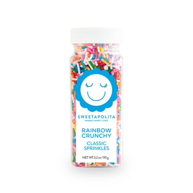 Sweetapolita Rainbow Crunch Sprinkles 4oz