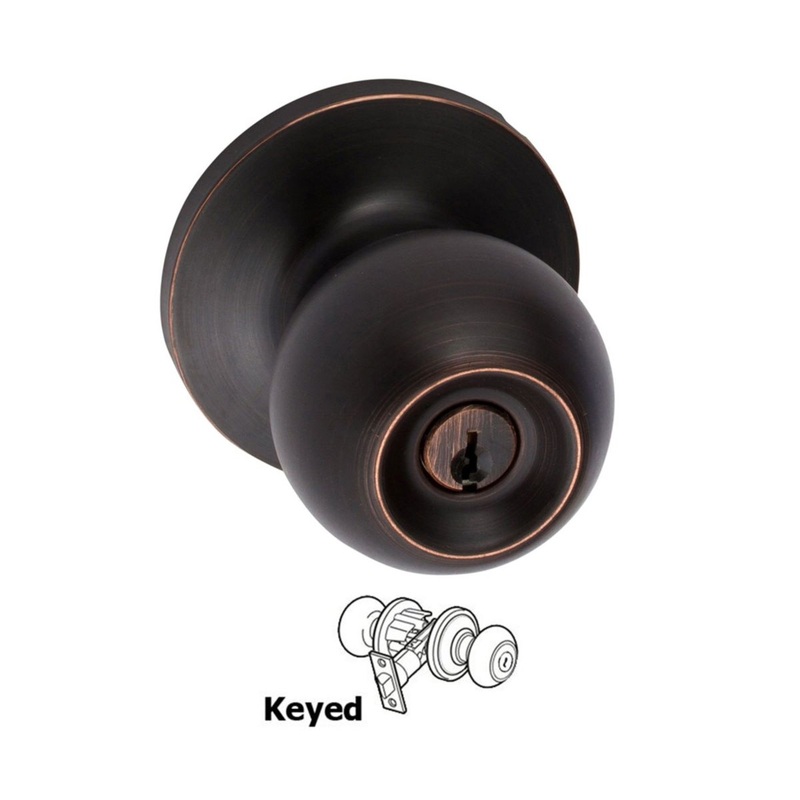 Tahoe Keyed Entry Knob-Antique Bronze