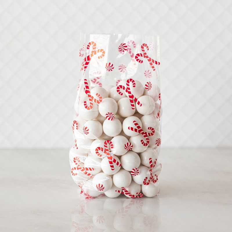 Christmas Mint Cellophane Bags – C2