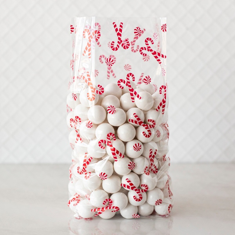 Christmas Mint Cellophane Bags – C4