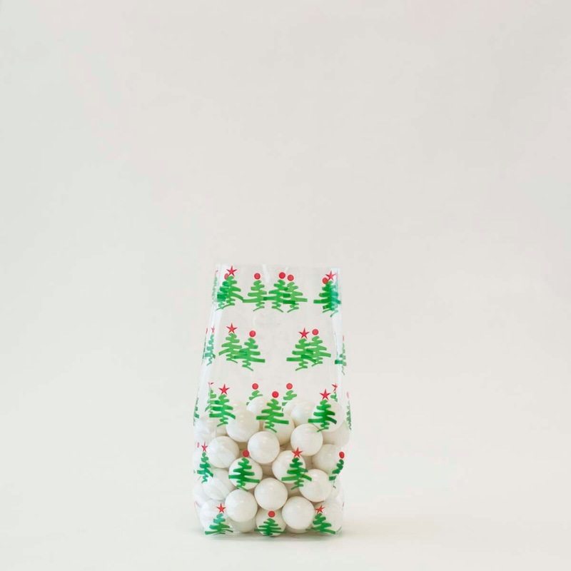 Little Trees Red/Green Cellophane Bag – C2