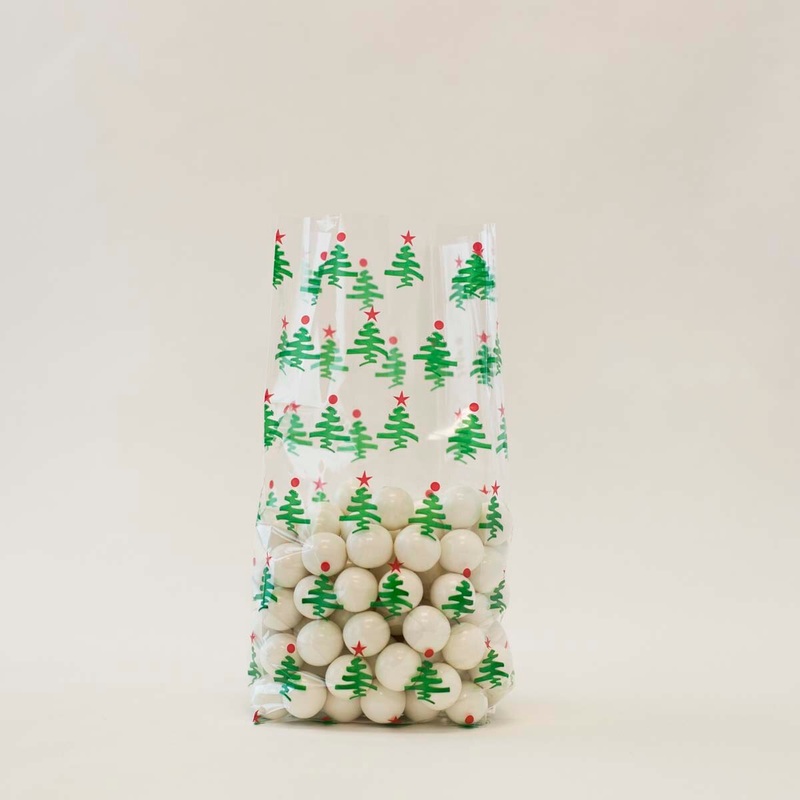 Little Trees Red/Green Cellophane Bag – C4